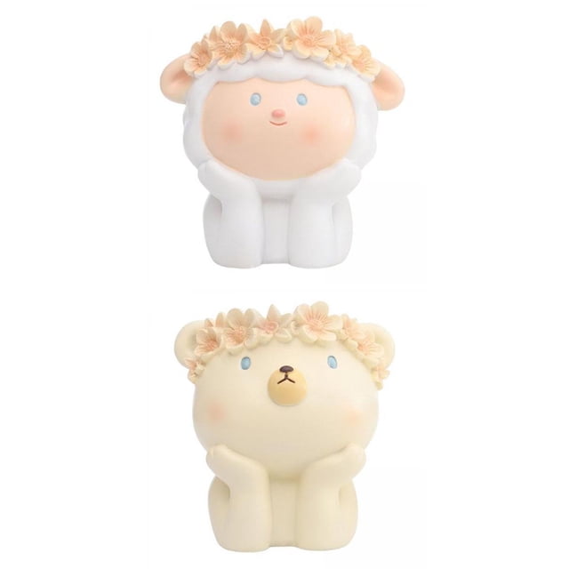 Portalápices Zulema Animales de Resina Decoración Oveja
