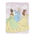 thumbnail image 1 of Disney Princess Kids Plush Fleece Throw, 100% Polyester, 1 of 4