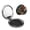 Round Shape, variant on Rusty Stars Country Primitive Rustic Vintage Portable Double-Sided Face Mirror Round Shape, Magnifying Compact Pocket Mirror with PU Leather Cover