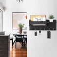 thumbnail image 5 of Wall Mounted Mail And Key Holder With Shelf Key HolderforWall Key Holder Wall Mount 6 Hooks And Storage Drawer Easy Installation Key RackforEntryway And Home Decor, 5 of 10