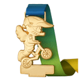 thumbnail image 1 of Las medallas de metal están hechas para bicicletas de montaña, bicicletas de equilibrio para niños, listado de bicicletas, campeonato de cross country, coche Memorial, 1 of 1