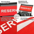 thumbnail image 4 of Muka Reserved Chair Bands 12 Pcs, 5 X 13 inch Reserved Chair Covers, Chair Signs for Church, 4 of 5