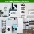 thumbnail image 5 of Toallero Mueble Organizador Baño Rack Estante Sanitario Negro, 5 of 5