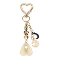 thumbnail image 3 of Unique Bargains 1 Pc Handbag Charm Keychain Heart Moon Bag Accessories Gold Tone Black, 3 of 6