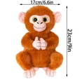 thumbnail image 3 of Punch Monkey Plush, 9 Inch Praying Monkey, Monkey Stuffed Animal, Monkey Toy, Stuffed Monkey Plush, Cute Plush, Gifts for Birthday Bedtime Easter, 3 of 8