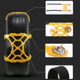 thumbnail image 5 of Snow Chain for Car under $5! Xqxayjr Easy Installation Snow Chains for Tires, Winter Anti Slip Traction Belt for Car Truck SUV, Emergency Road Assistance Chain for Snow Mud and Sand, 5 of 6