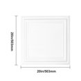 thumbnail image 4 of SKYSHALO Drop-In Ceiling Panels, Set of 48, 20x20 inch, Crafted from High-Quality Polystyrene, Simplified Mounting or Trimming, Adhesive Ceiling Panels, Ideal for Enhancing Home or Office Ceilings, 4 of 9