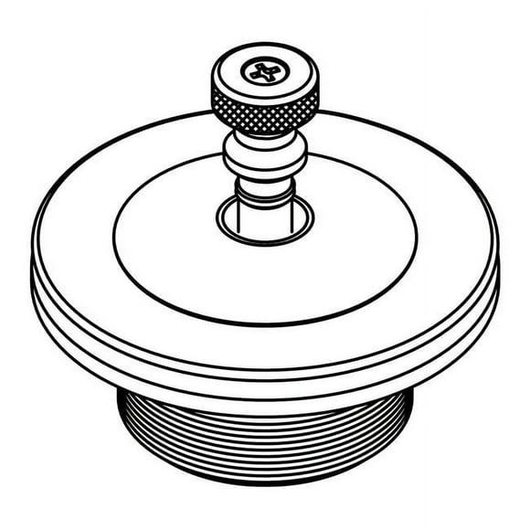 Central Brass G-3036-A Centralift Strainer Group, Chrome