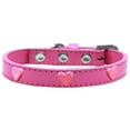 thumbnail image 6 of Dog, Puppy  Pet Widget Fashion Collar, "Pink Glitter Heart", 6 of 9
