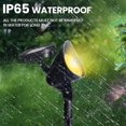 thumbnail image 3 of 2Pcs Solar Spot Light Solar Powered Spotlight White/ Warm Light Solar Light Outdoor IP65 Waterproof Auto On/Off Garden Light Bright Landscape Garden Decoration for Outdoor Path, 3 of 7