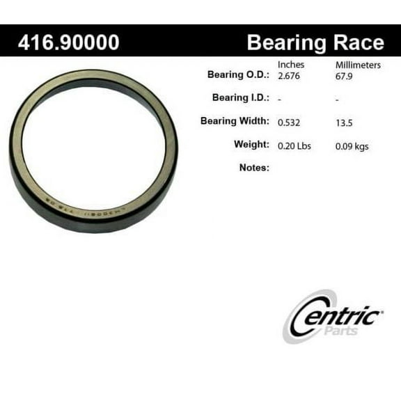 Wheel Race-C-TEK Standard Centric 416.90000E Fits select: 1999-2004 NISSAN FRONTIER, 1995-1997 NISSAN TRUCK