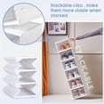 thumbnail image 4 of 6-Layer Foldable Shoe Box, Front Door Shoe Storage Box, Non-Assembly Stackable Shoe Storage Box With Door, Independent Shoe Rack Cabinet With Cover, Plastic Shoe Rack Suitable For Closet Entrance, 4 of 4