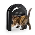 thumbnail image 3 of Puerta abatible para perros y gatos, de plástico ABS, para gatitos y cachorros, kit de puerta pequeña para mascotas, puertas abatibles para perros y gatos con cerradura de seguridad de 4 vías, puert, 3 of 5