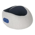 thumbnail image 2 of Travel Pillow with Heat,Vibration Massage,Portable Rechargeable Adjustable Airplane Neck Pillow,with Headrest Support for Head,Neck,and Chin,for Pain Relief at Home,Car,Office,Travel(Grey), 2 of 9