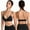 23-Black, variant on YWDJ Plus Size Strapless Bras for Women Closure in Back Lounge Bras Wirefree Comfortable Bras Spaghetti Straps Half Cup Push up Seamless Bras Padded Plus Size Bras Wrap Sleep Bras Beige M