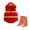 Red, variant on RUINIXCW Halloween Baby Cosplay Costume Cute Hooded Romper with Striped Stockings