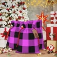 thumbnail image 6 of Pofeuu Purple Black Buffalo Plaid Print Burlap Bags with Drawstrings Drawstring Gift Bags Pouch Bag for Thankgiving Birthday Party Gift Wrapping Treats and Party Favors-Small, 6 of 9