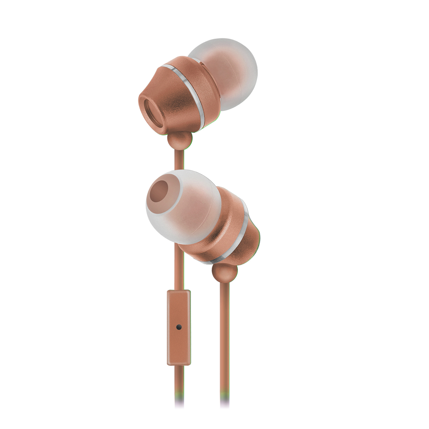 Earbud And In-ear Headphone Sentry Industries Hm165: Stereo Earbuds With In-line Mic In Rose Gold - image 2 of 2