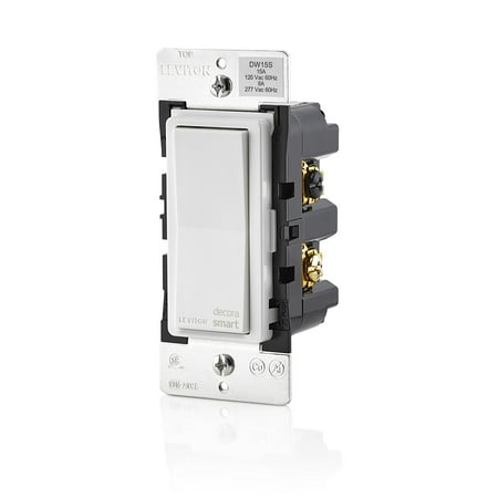 Leviton Evr Green - Leviton DW15S-1BZ Decora Smart Wi-Fi 15A Universal LED/Incandescent Switch
