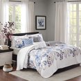 thumbnail image 1 of Madison Park Luna Coverlet Set, Full/Queen, Blue, 1 of 5