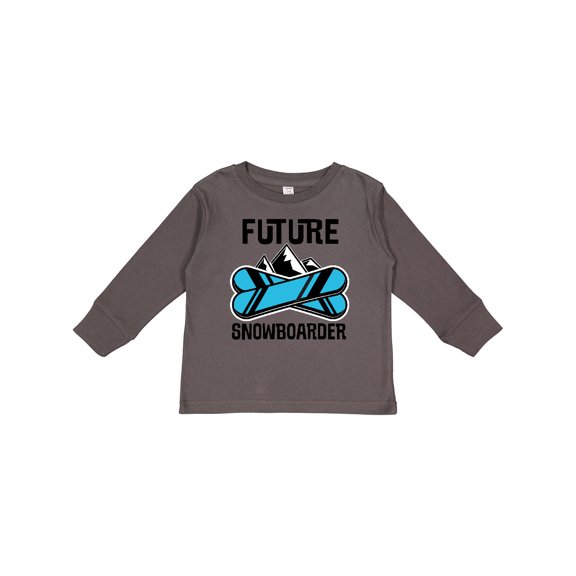 Inktastic Snowboarding Future Snowboarder Boys or Girls Long Sleeve Toddler T-Shirt