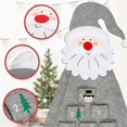 thumbnail image 2 of Christmas Felt Wall Hanging Calendar With Pockets Reusable Gray, 2 of 5