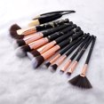 thumbnail image 4 of Ensemble d'Outils de Pinceaux de Maquillage FLD 5/15 Pcs Poudre Cosmétique Fard à Paupières Fond de Teint Blush Mélange Beauté Pinceau de Maquillage, 4 of 35