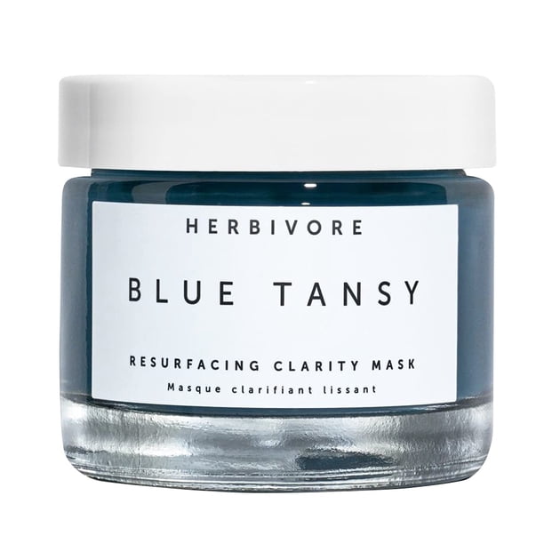 Mascarilla HERBIVORE Blue Tansy BHA y refinadora de poros enzimática, 60 ml