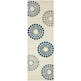 thumbnail image 5 of SAFAVIEH Soho Louise Polka Dots Wool Area Rug, Ivory/Multi, 2' x 3', 5 of 8