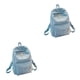 thumbnail image 1 of Qarigey de moda para mujer para la escuela o de viaje escolar espaciosa y cómoda Bolsas de viaje azul claro azul claro 2Conjunto, 1 of 6