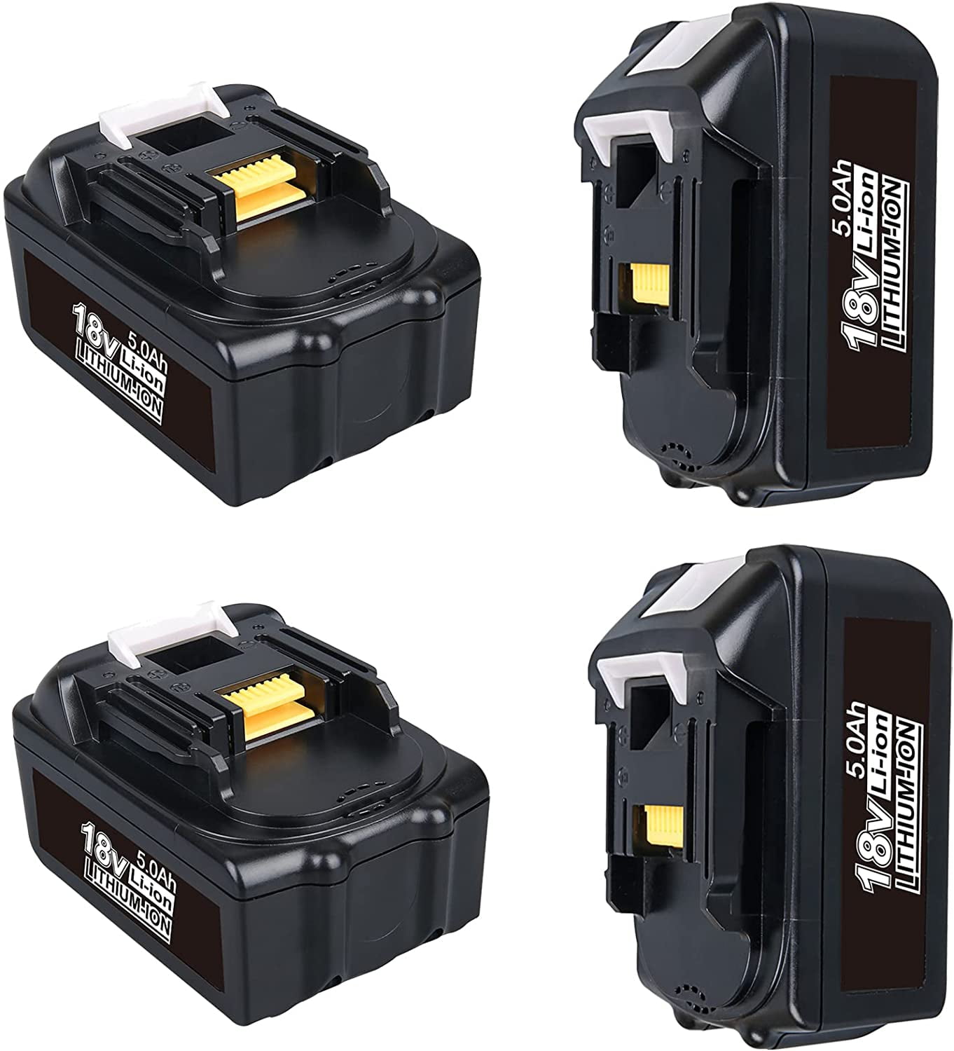 2 x 5.0Ah 18V Lithium Ion Battery For Makita BL1860 BL1850 BL1840 BL1830 LXT NEW 