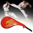 thumbnail image 2 of Almohadilla para Patada de Taekwondo, Objetivo Tkd, Almohadilla para Patadas, Entrenamiento de Artes Marciales, Objetivo de Patada de Cuero PU para Sa rojo, 2 of 8