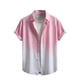 thumbnail image 2 of Blusa y camisa de manga corta con cuello vuelto Camisa casual para hombre Camisa de bolos vintage de manga corta Camisas de verano Camisa abotonada Blusa para hombre Poliéster, 2 of 4