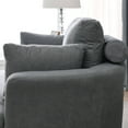 thumbnail image 5 of Upholstered with Linen - Swivel and Removable Cover - Living Room Relax - Comfortable Base, 5 of 6