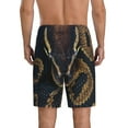 thumbnail image 6 of KLL Ball Phyton Snake for Men's 1-Pack Shorts,Sleep Pajama Shorts for Men Soft Pj Shorts Men's Pajama Bottoms Sleepwear -Medium, 6 of 7