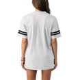 thumbnail image 4 of Pajama Shirts for Women, Womens Nightgowns & Sleepshirts, Womens Sleep Shirt, Women'S Nightgown Short Sleeve Sleep Shirt V Neck Nightshirts Cotton Loose Comfy Pajamas Dress Casual Sleepwear, White S, 4 of 7