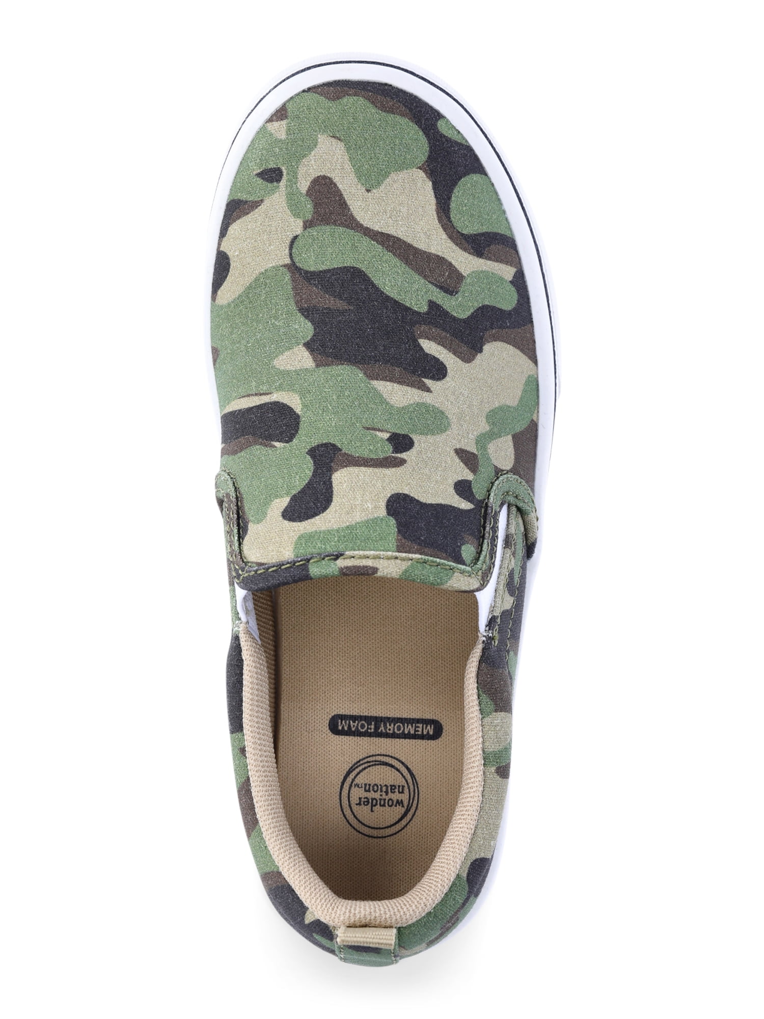 Wonder Nation Baby, Toddler, and Boys Casual Slip-On Sneakers