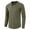 Green, variant on Men's Rib Knit Henley Shirt Long Sleeve Cotton T Shirts Waffle Casual Neck Tee Fashion Basic Stretch Muscle Tops