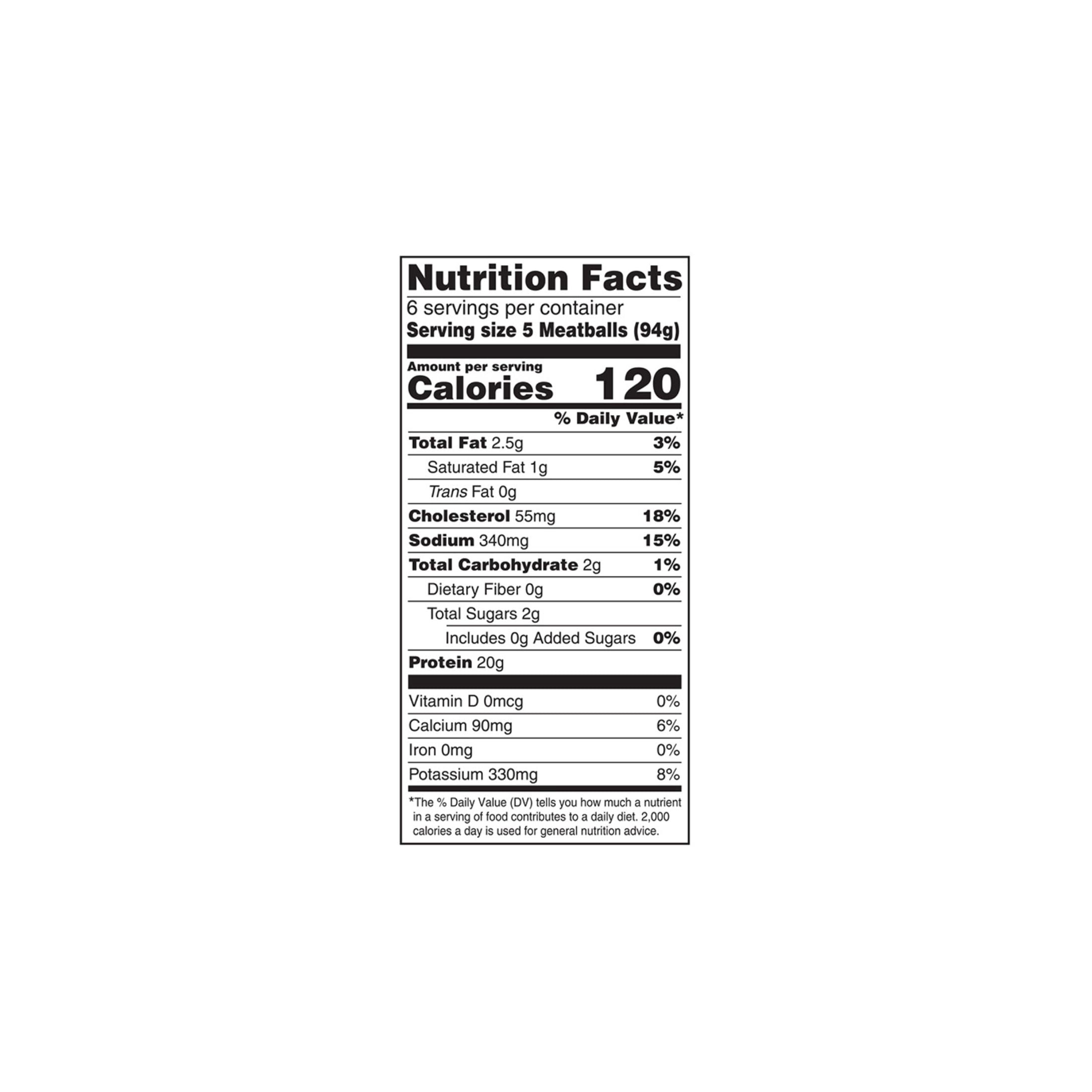 Realgood Foods Co. Gluten-Free Italian Style Fully Cooked Chicken Meatballs, 20oz Bag (Frozen)