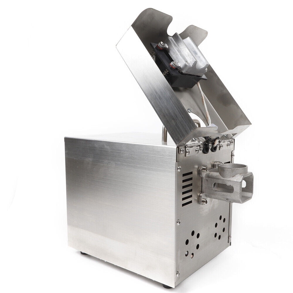 1500W Commercial Automatic Oil Expeller Extractor Oil Press Expeller Machine Electric Full Automatic Oil Press Machine Oil Extractor Peanut Coconut Expeller Electric Oil Press Machine Oil Extractor