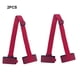 thumbnail image 4 of Naiovety Portador de hombro de esquí ajustable, 2 pack/lote, con EVA Premium para correa de transporte de esquí de amplia aplicación Deportes de nieve Rojo, 4 of 6