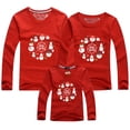 thumbnail image 5 of Ropa a juego para la familia, para Navidad, feliz año nuevo, madre, padre, hija, hijo, niños, ropa de manga larga, camiseta, 5 of 5