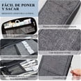 thumbnail image 3 of Estuche para Lápices de Gran Capacidad, Organizador Expandible, Bolsa de Utiles de Oficina con Cremallera, Estuche Aesthetic, Negro, 3 of 4