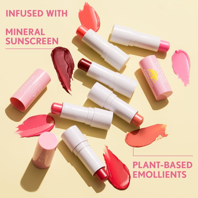 sunblock with a little color for lips c Liplux Lip Balm Sunscreen SPF 30 This travel COVERGIRL Clean Fresh Lip Balm