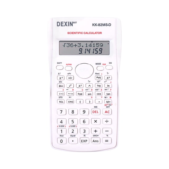 Calculators For Students 12-Digit Dual-Line Display Scientific Calculator with Multifunction Learning Features for Primary Secondary and College Use