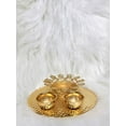 thumbnail image 2 of Assiette Roli Chawal Plaquée Or Ganeshji dans une Boîte en Velours. Parfaite pour Offrir, 2 of 5