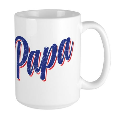 

CafePress - Papa Large Mug - 15 oz Ceramic Large Mug