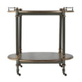 thumbnail image 3 of Butler Specialty Company Kathleen 31" W Wood 2 Tier Serving Cart - Pastel Green, 3 of 6