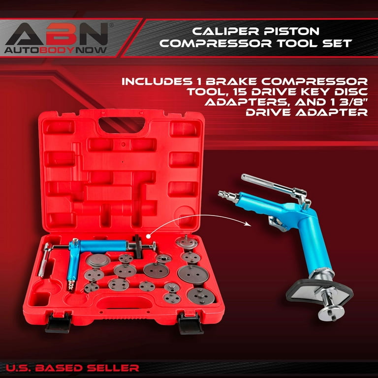 ABN  Caliper Piston Compressor Tool 16-Piece Pneumatic Brake