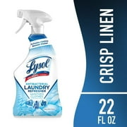 Lysol Antibacterial Laundry Refresher Spray, Sanitizing Spray for Clothes, Crisp Linen, 22 oz